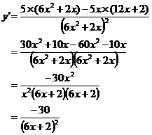 quotient rule calculus